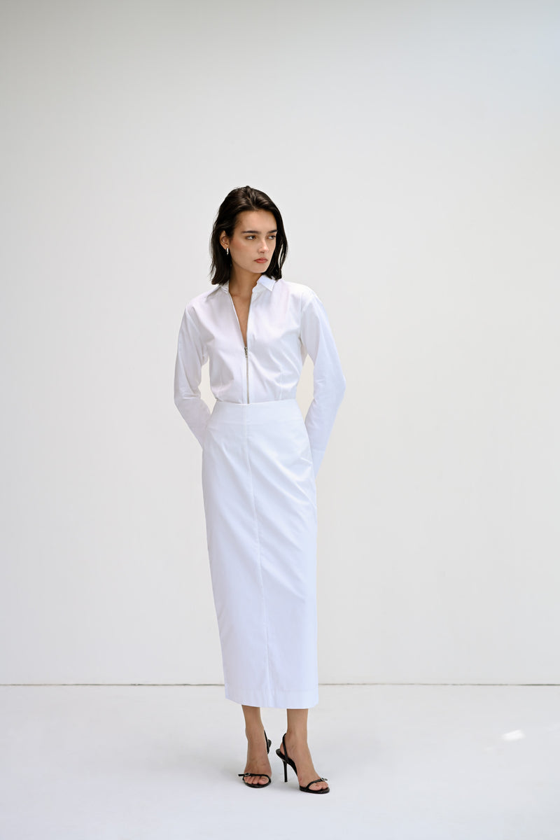 The Uniform Midi Skirt
