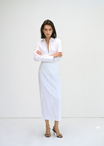 The Uniform Midi Skirt