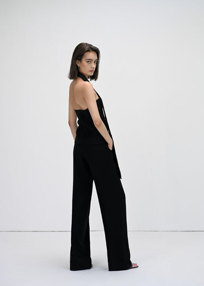 The Noir Straight Leg Pants
