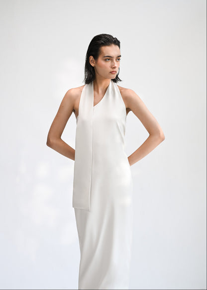 The Halo  Halter Scarf Dress
