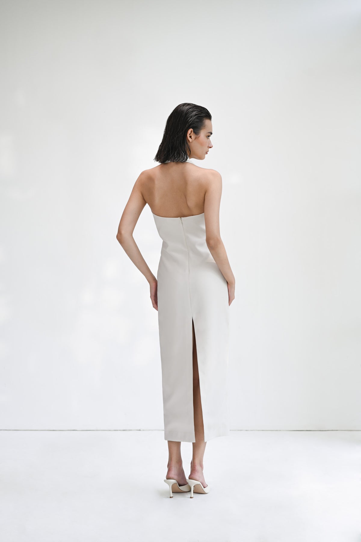 The Halo Halter Scarf Dress
